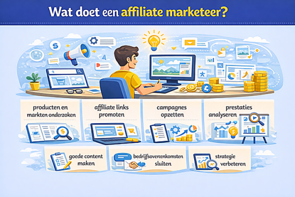 Alles over het beroep affiliate marketeer Wat doet een affiliate marketeer
